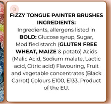 Load image into Gallery viewer, Fizzy tongue painter brushes