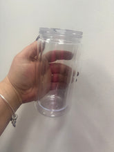 Load image into Gallery viewer, Acrylic Snowglobe tumbler 16oz
